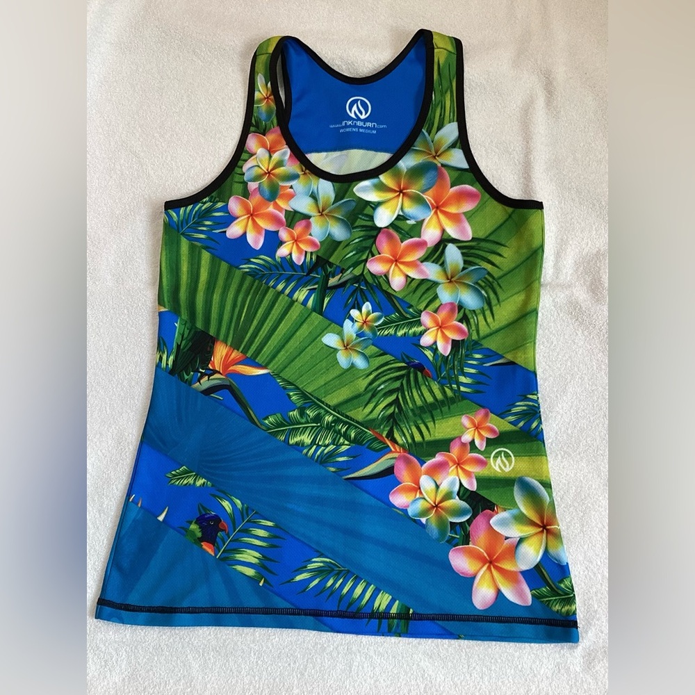 INKnBURN Women’s Tank Top - Size Medium - Aloha